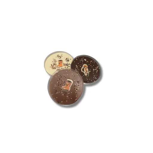 Ronde schijf met embleem & strooisels