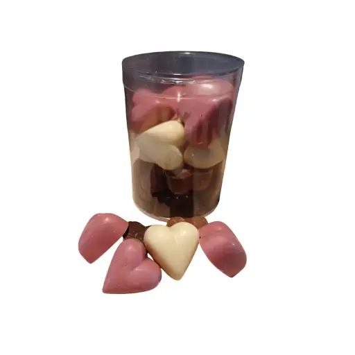 Hartjes 4 smaken in cilinder